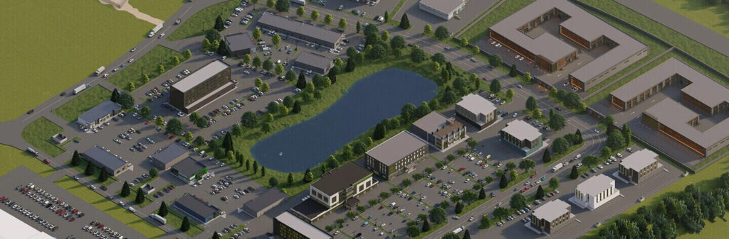 Grasswood Place commercial development in Saskatoon